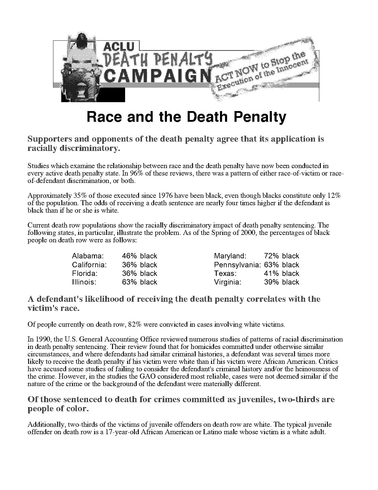 times people received the death penalty