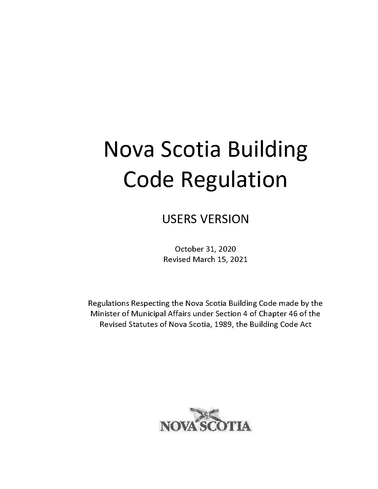 university foundations act nova scotia