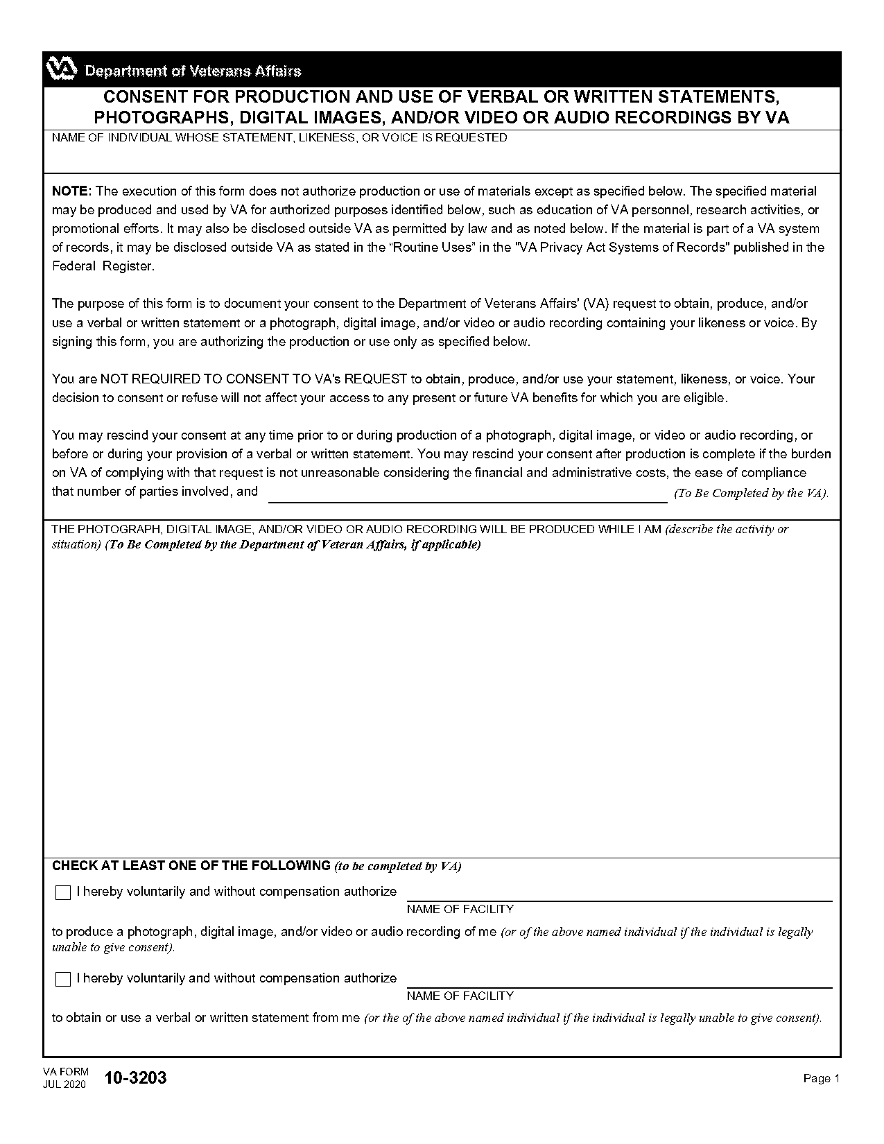 photography release form template