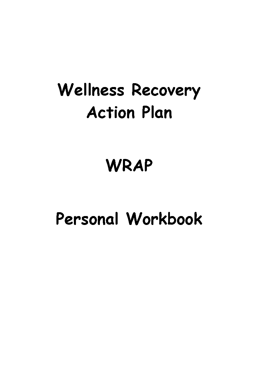 my action plan for relapse prevention pdf