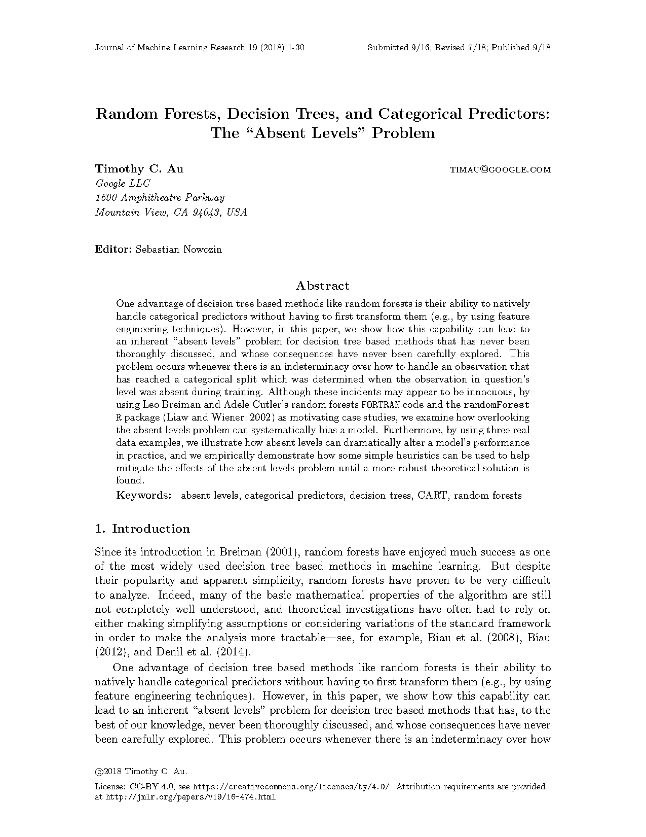 evaluate performance of decision tree and random forest using r