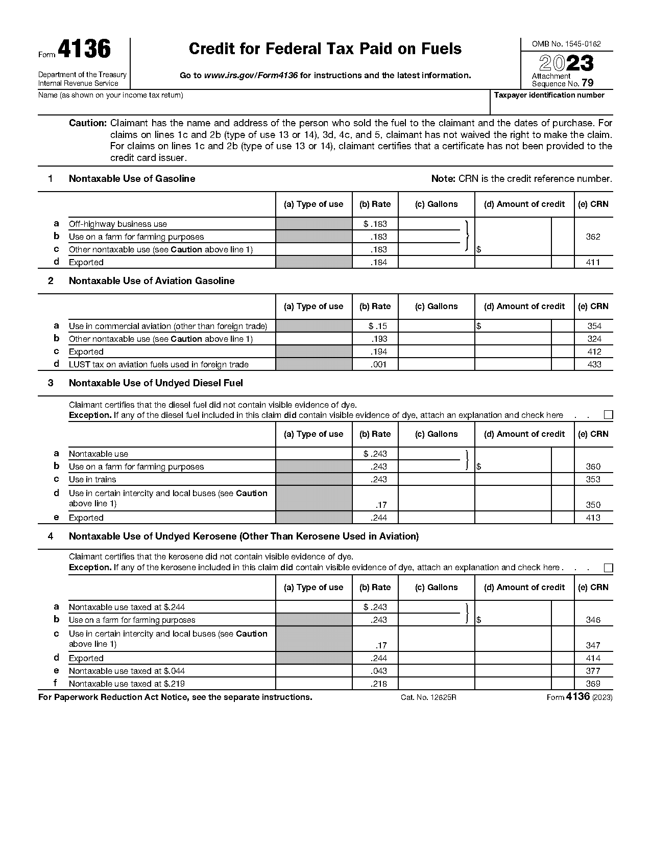 what is tax credit reference number