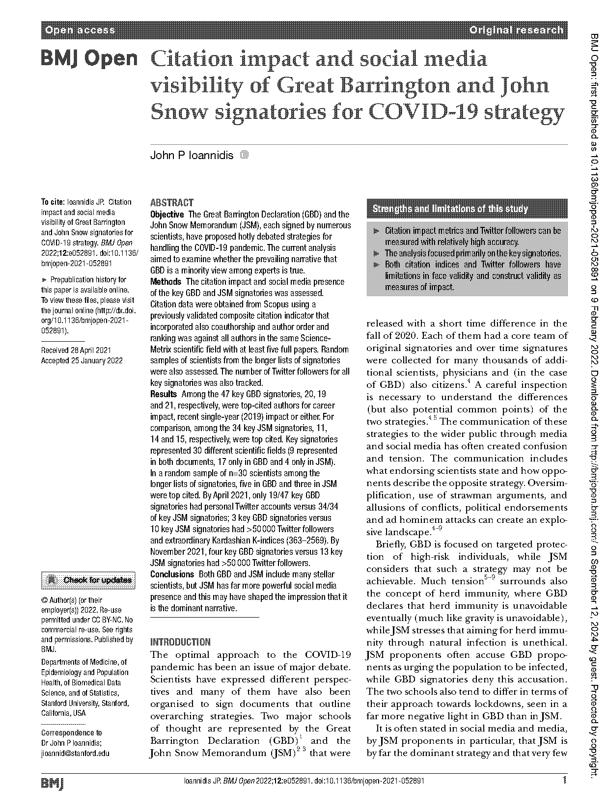 who signed the barrington declaration