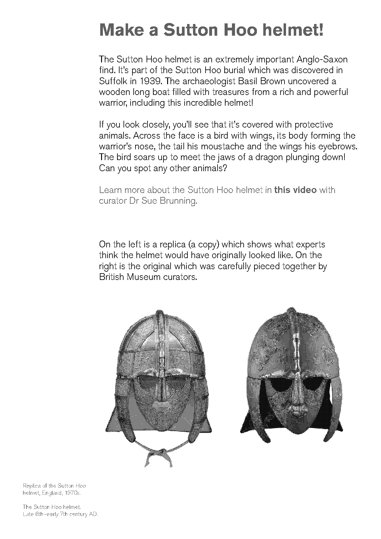 how to make a helmet template pdf