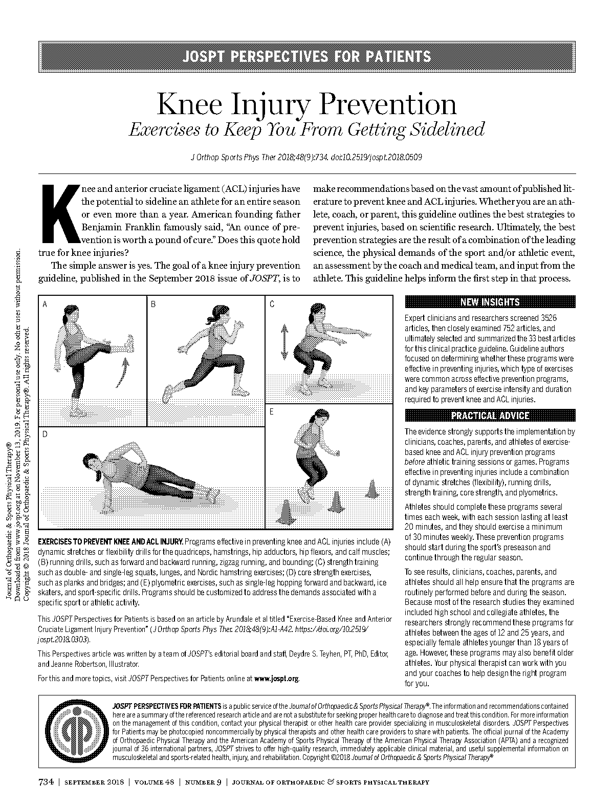 prevention of acl tear scholarly articles