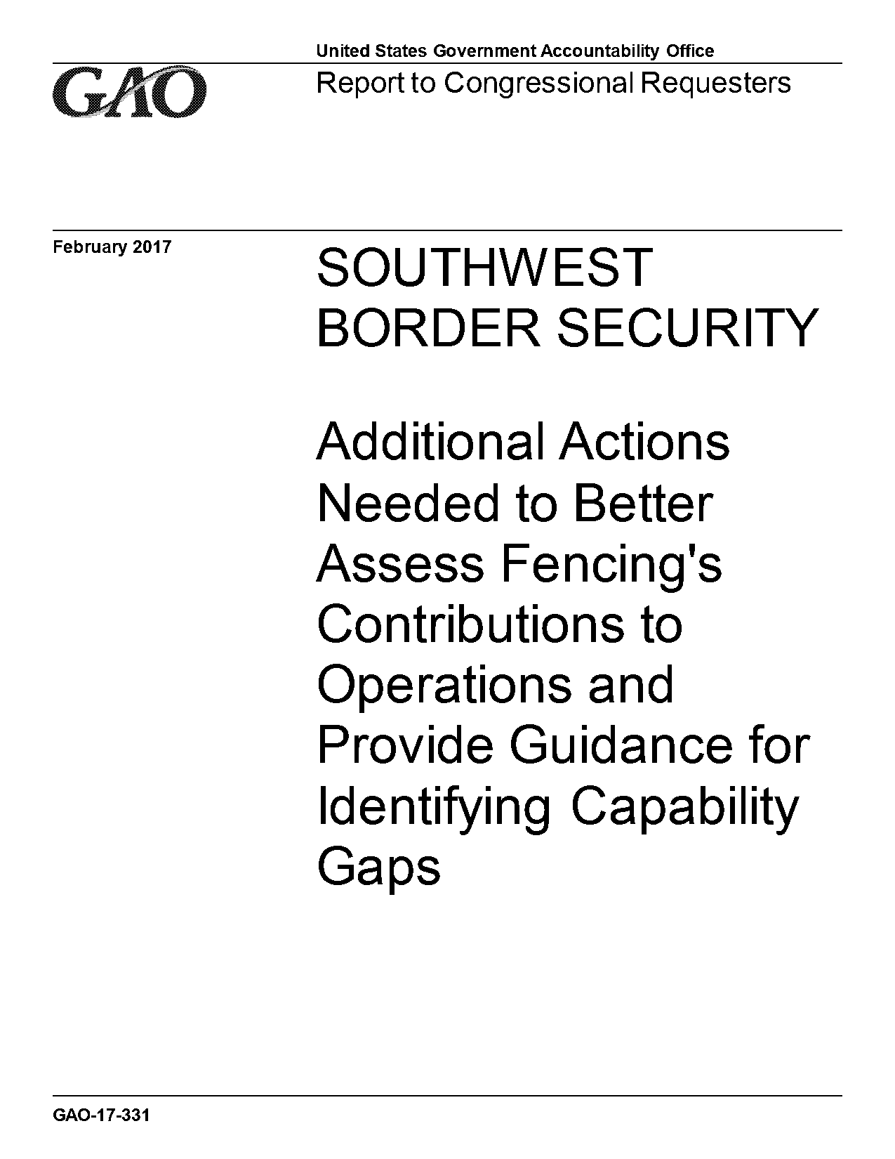 secure fence act statistics