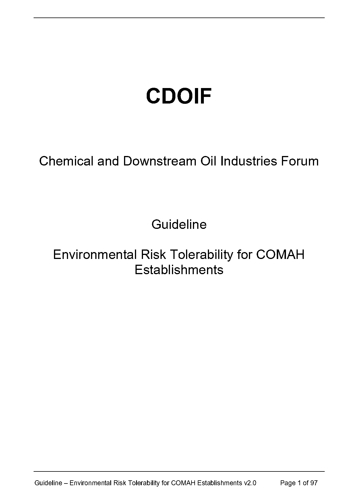 cdoif guidance functional safety