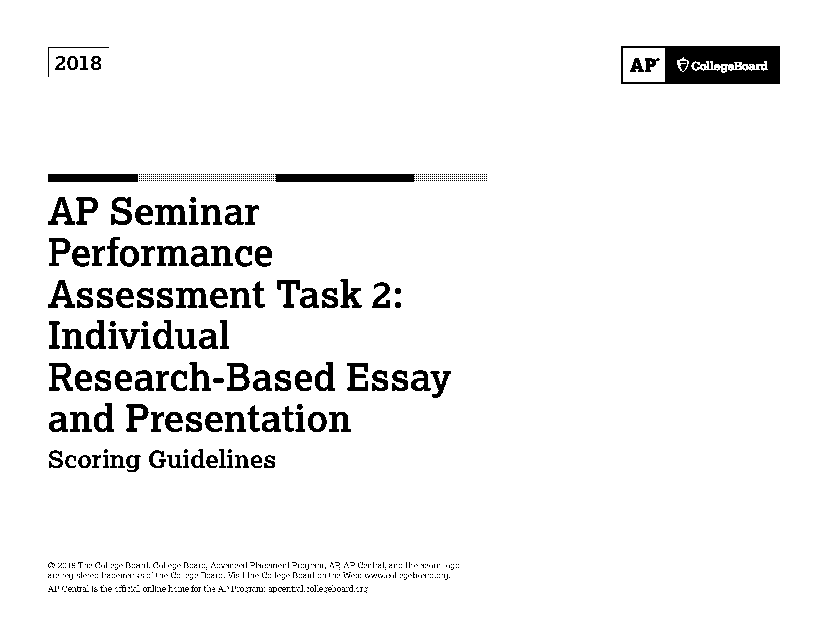 ap seminar individual presentation examples