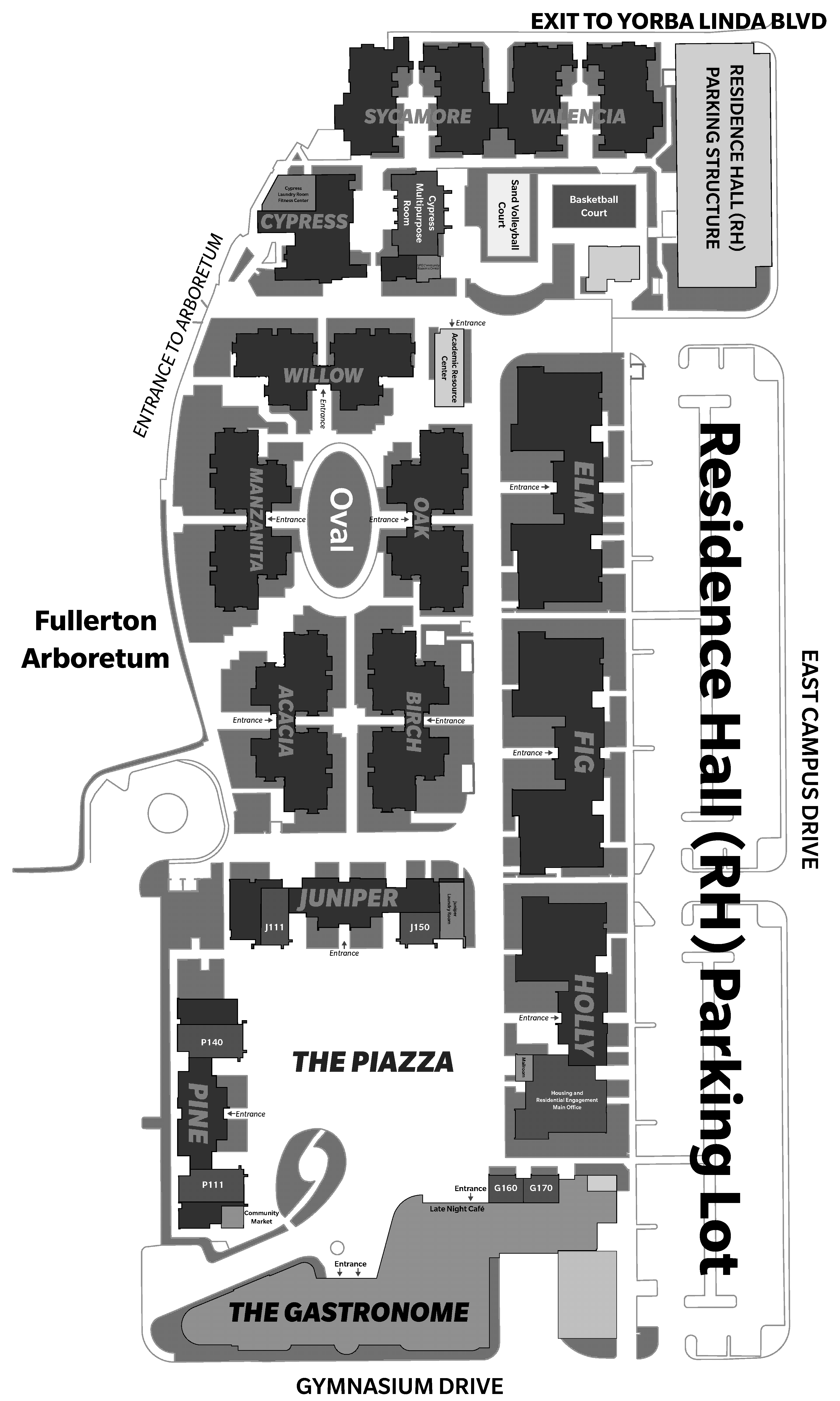 csuf elm building housing floor plan