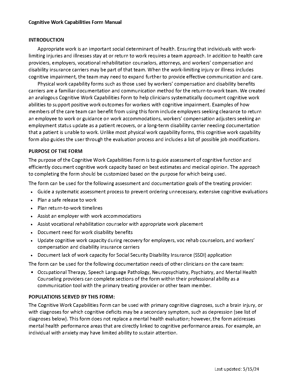 bipolar disorder mental residual functional capacity questionnaire