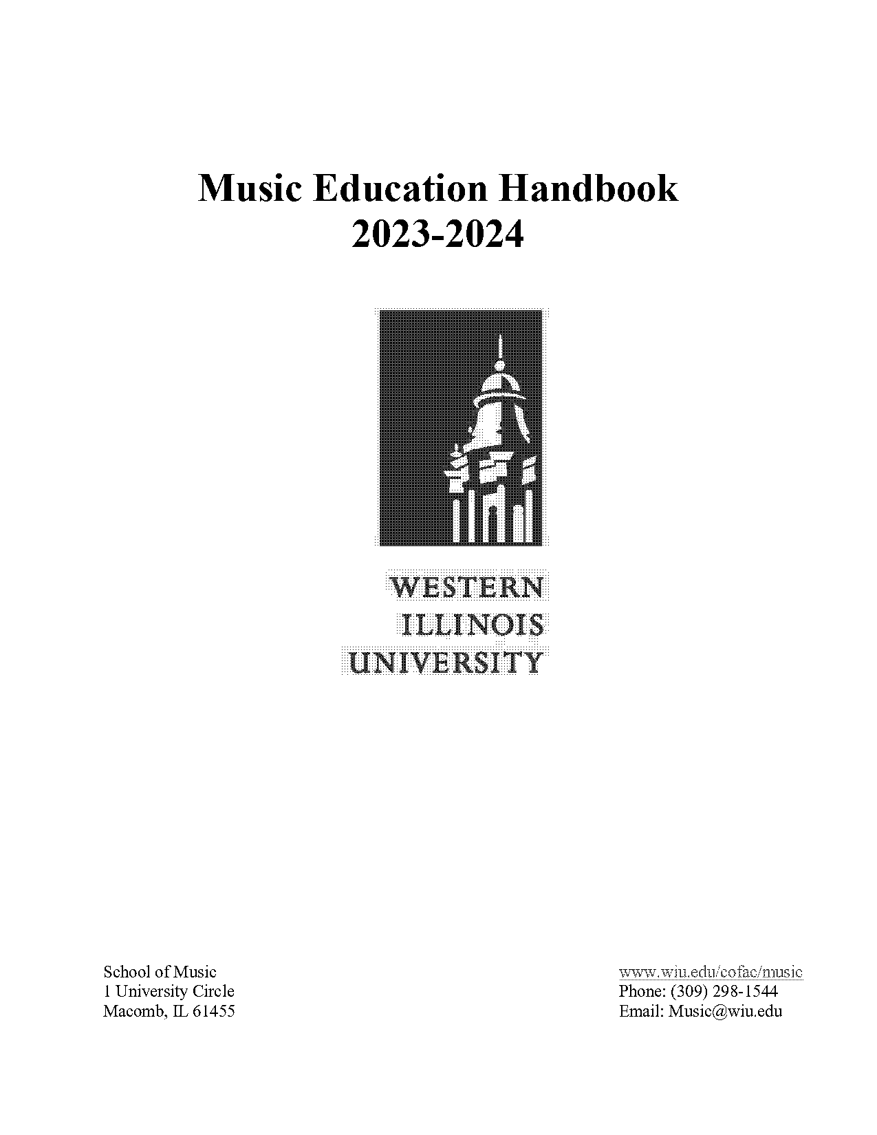 choral handbook delta high school