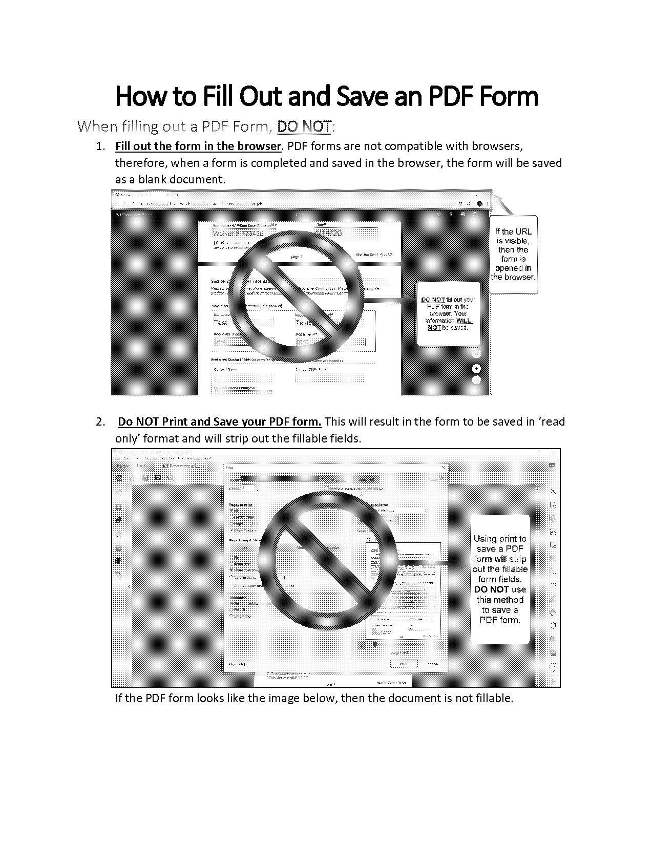 how to fill the pdf form