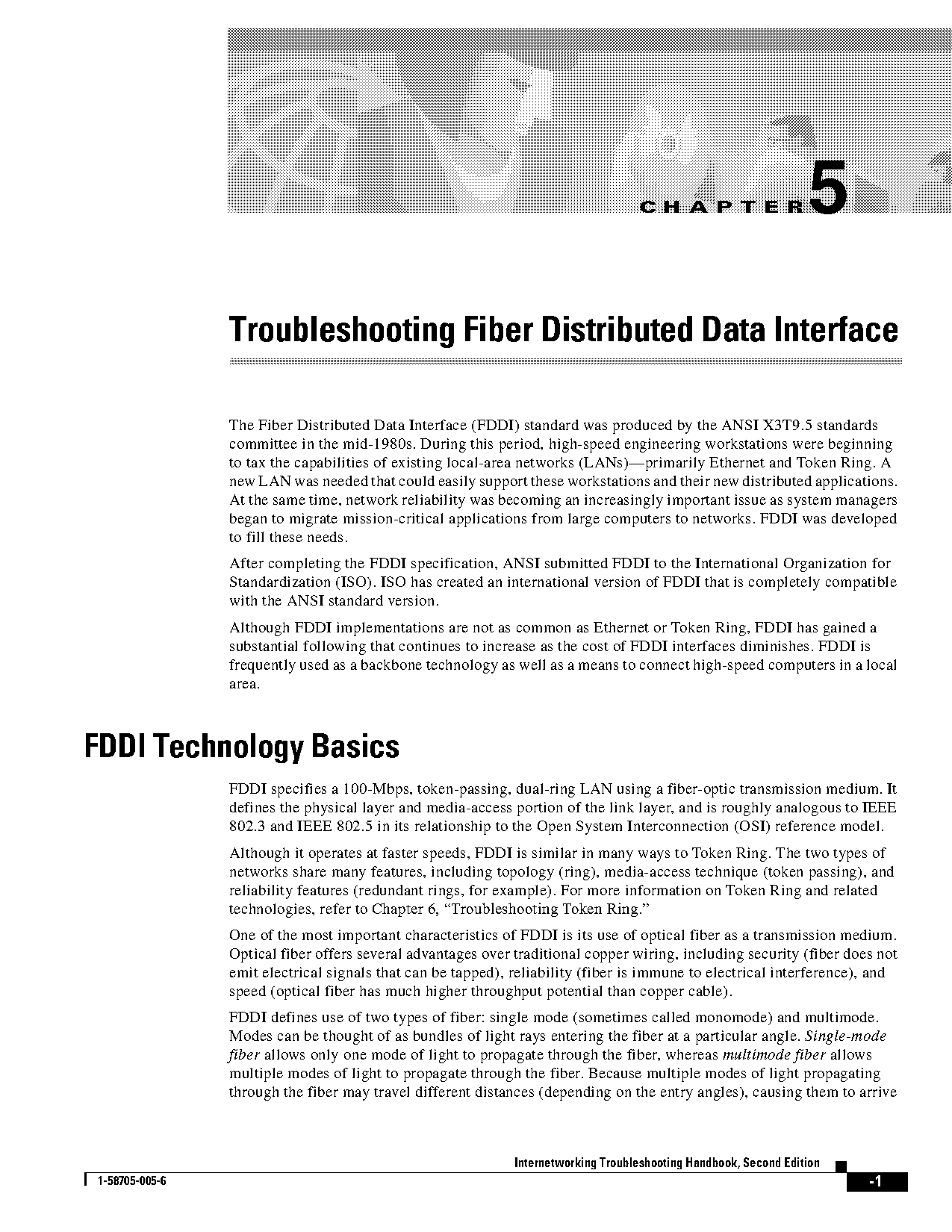 common network protocols list fiber distributed data interface