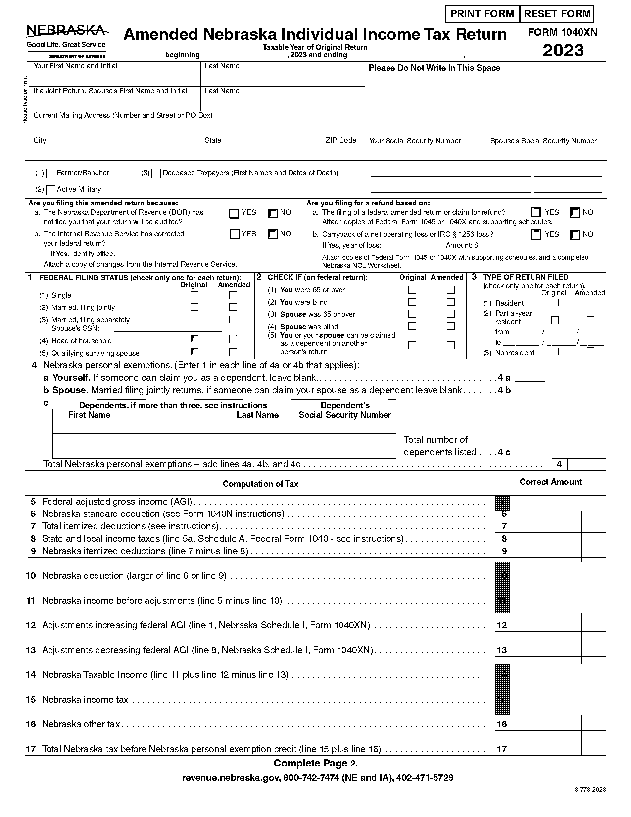 what is an amended or corrected tax return