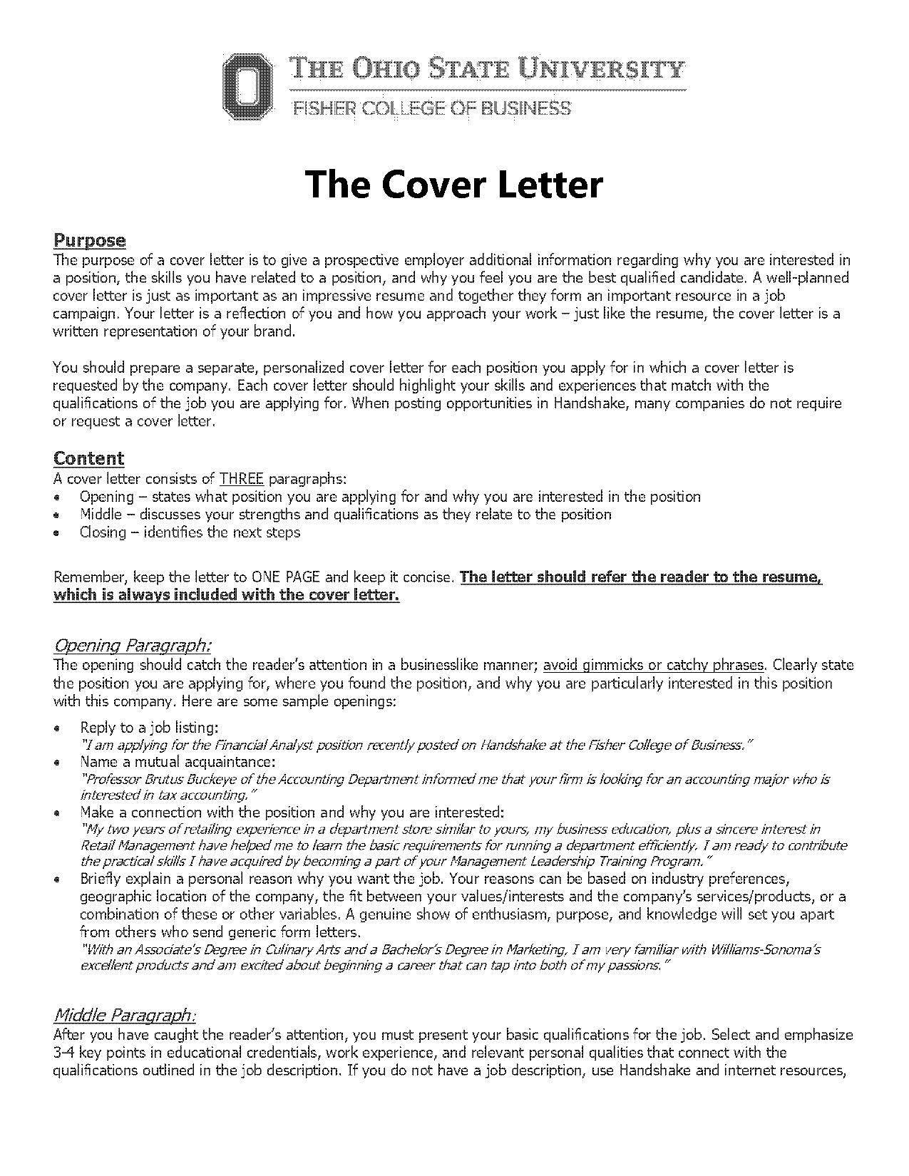 retail cover letter template