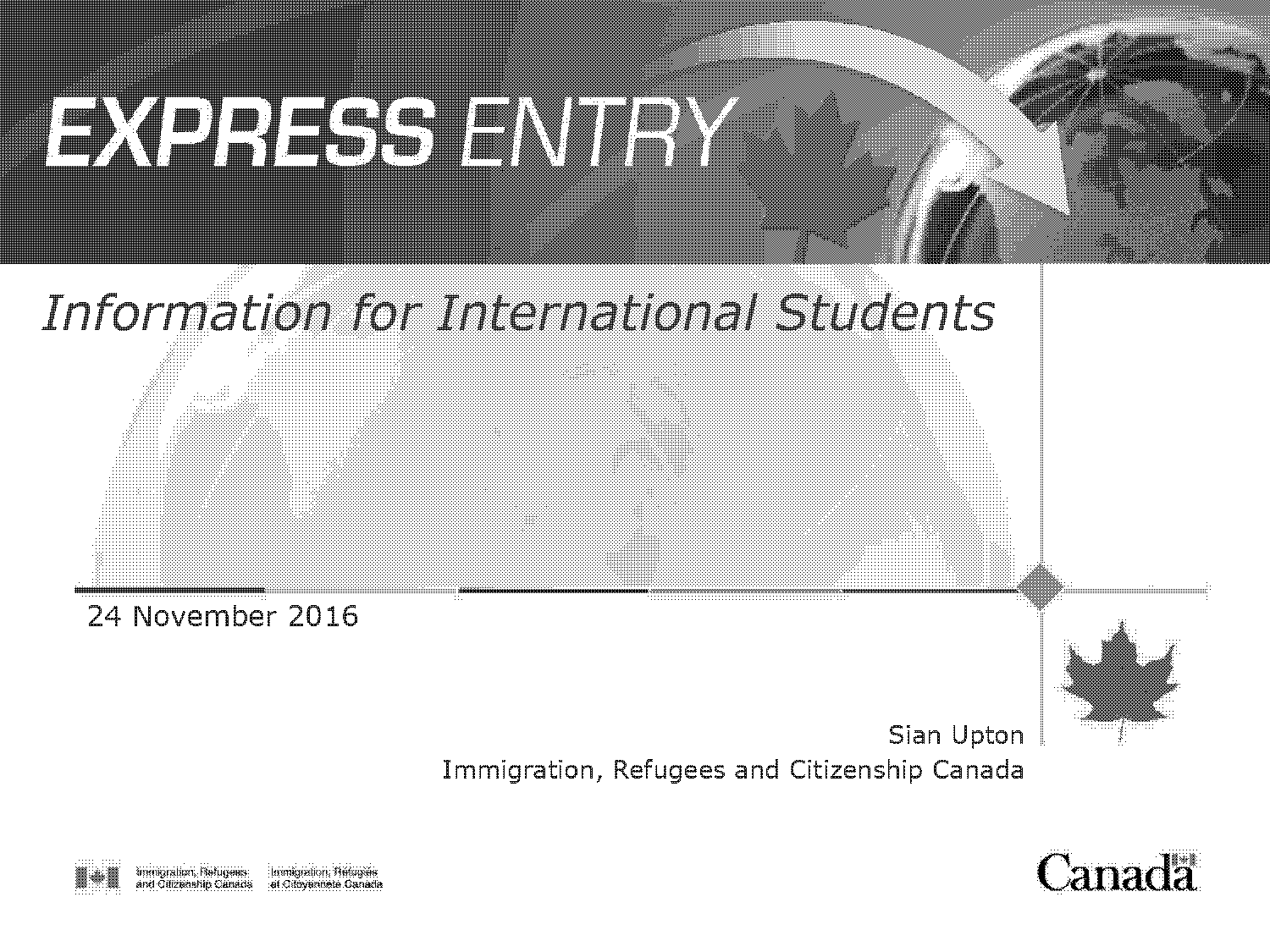 express entry profile requirements