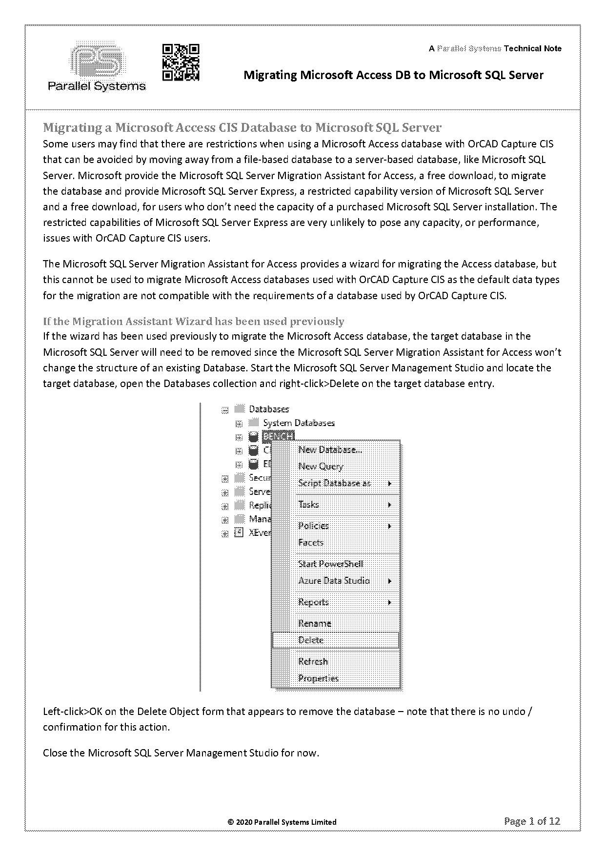 link sql server table to access database