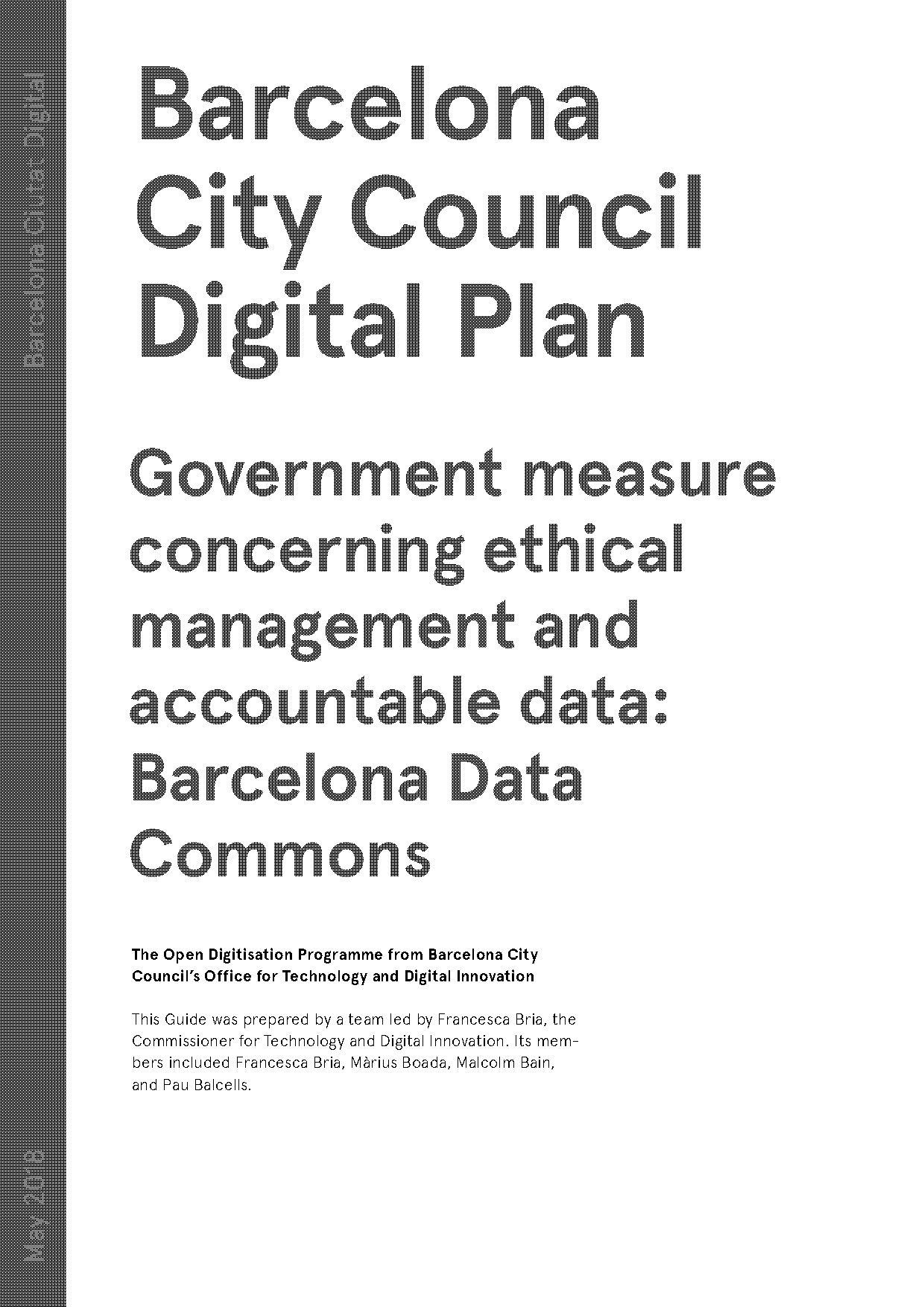 barcelona city development plan