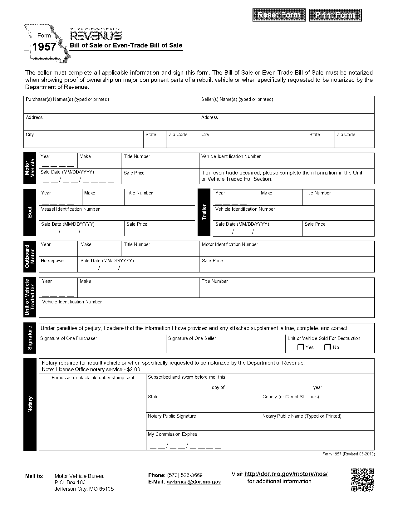 missouri online provider invoice