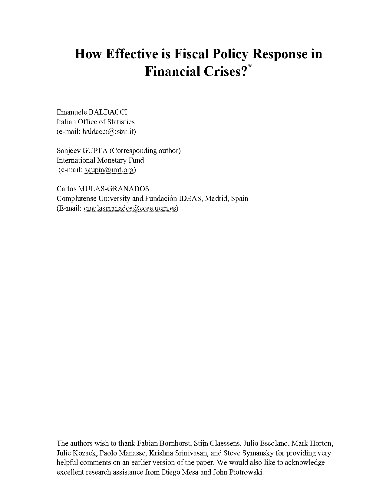 how does fiscal policy affect the stock market