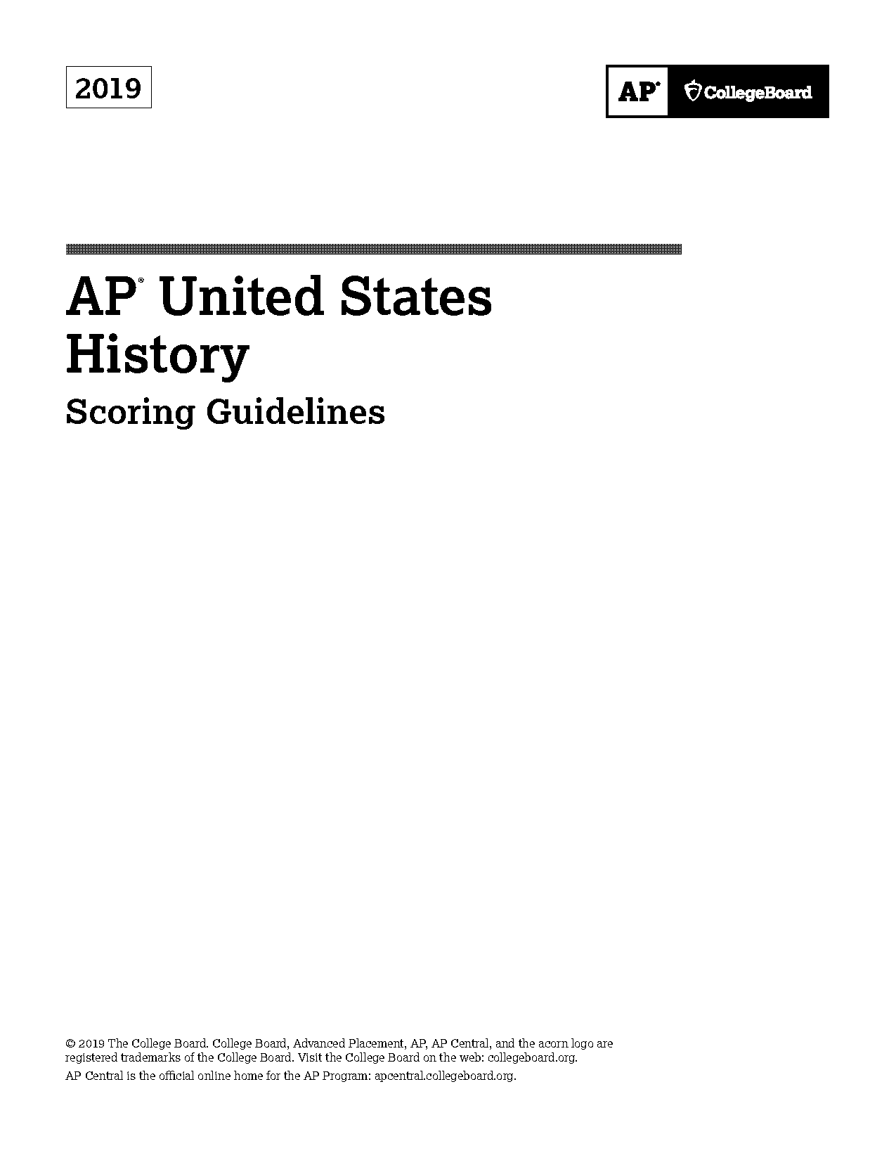 ap us hirsory sample resopnse questions