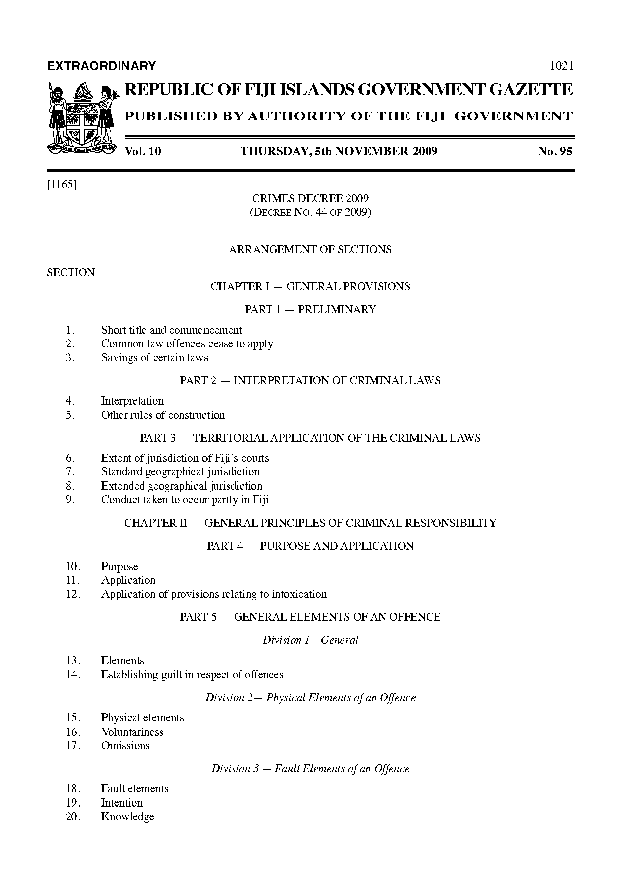 legal age of consent in fiji