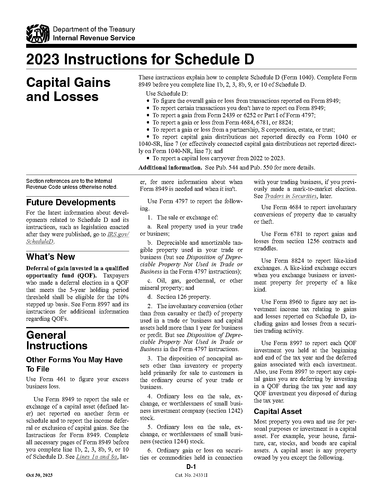 are short term or long term losses used first