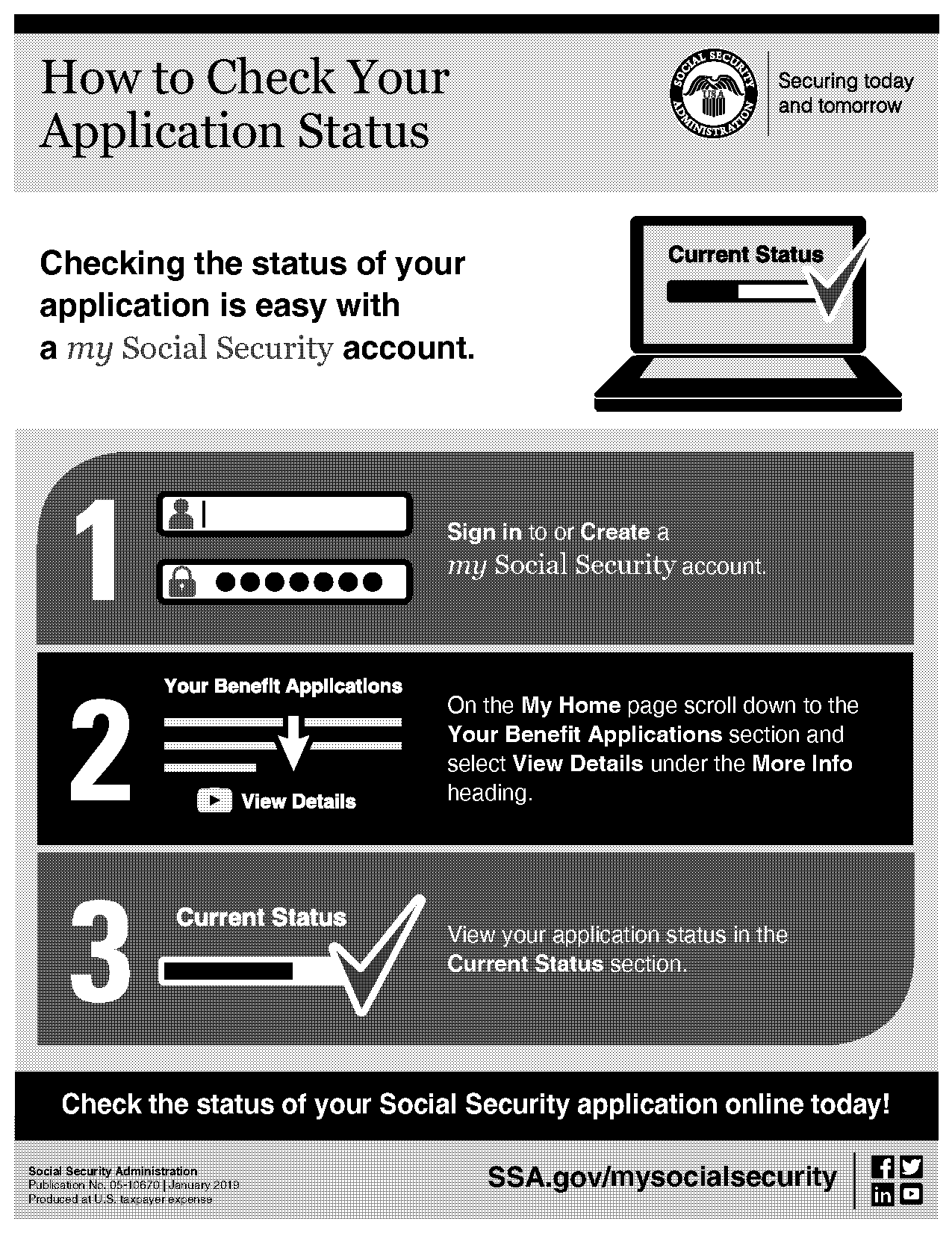 new social security card application status