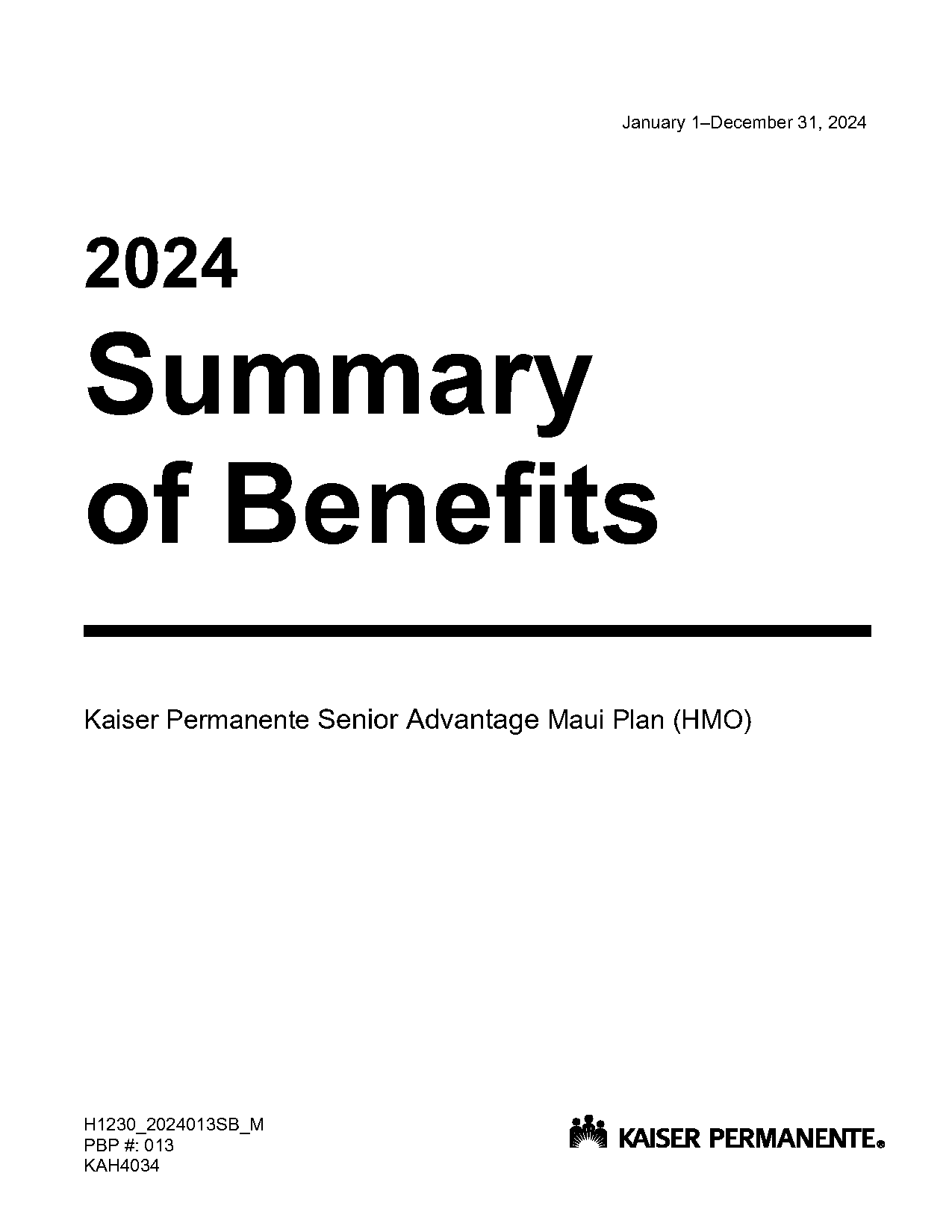 kaiser medicare senior advantage plan