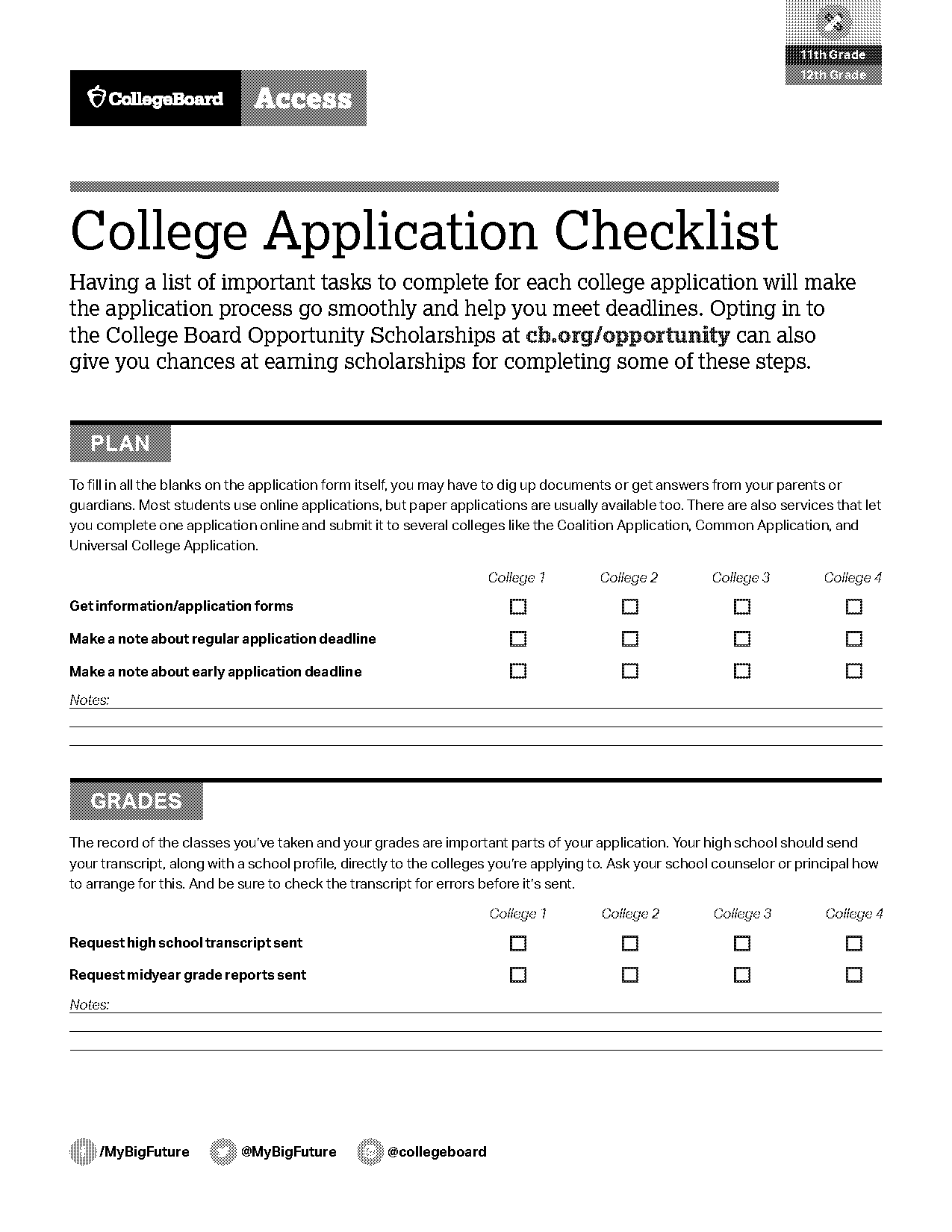 how can i organize my college applications