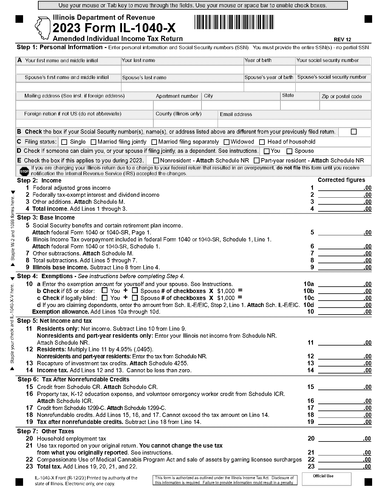 what is an amended or corrected tax return