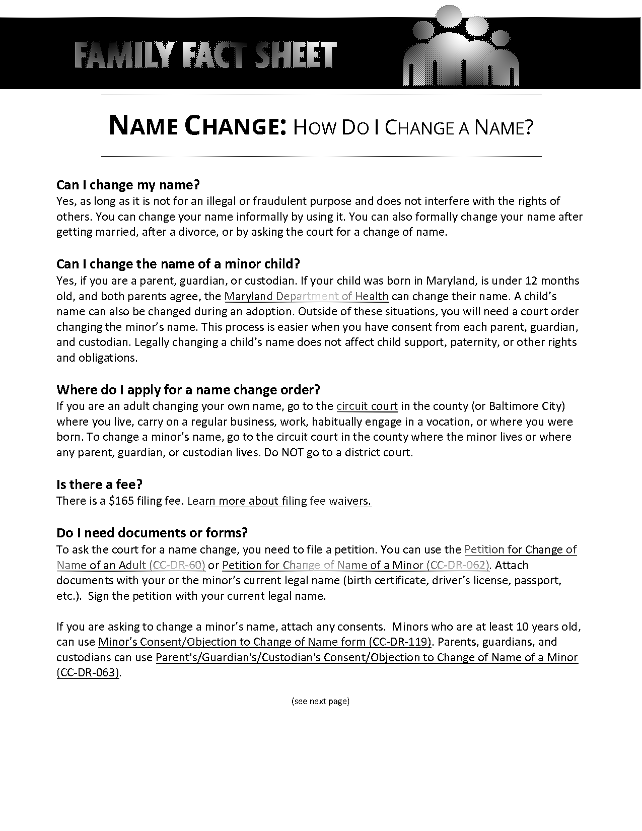 forms to change name after marriage